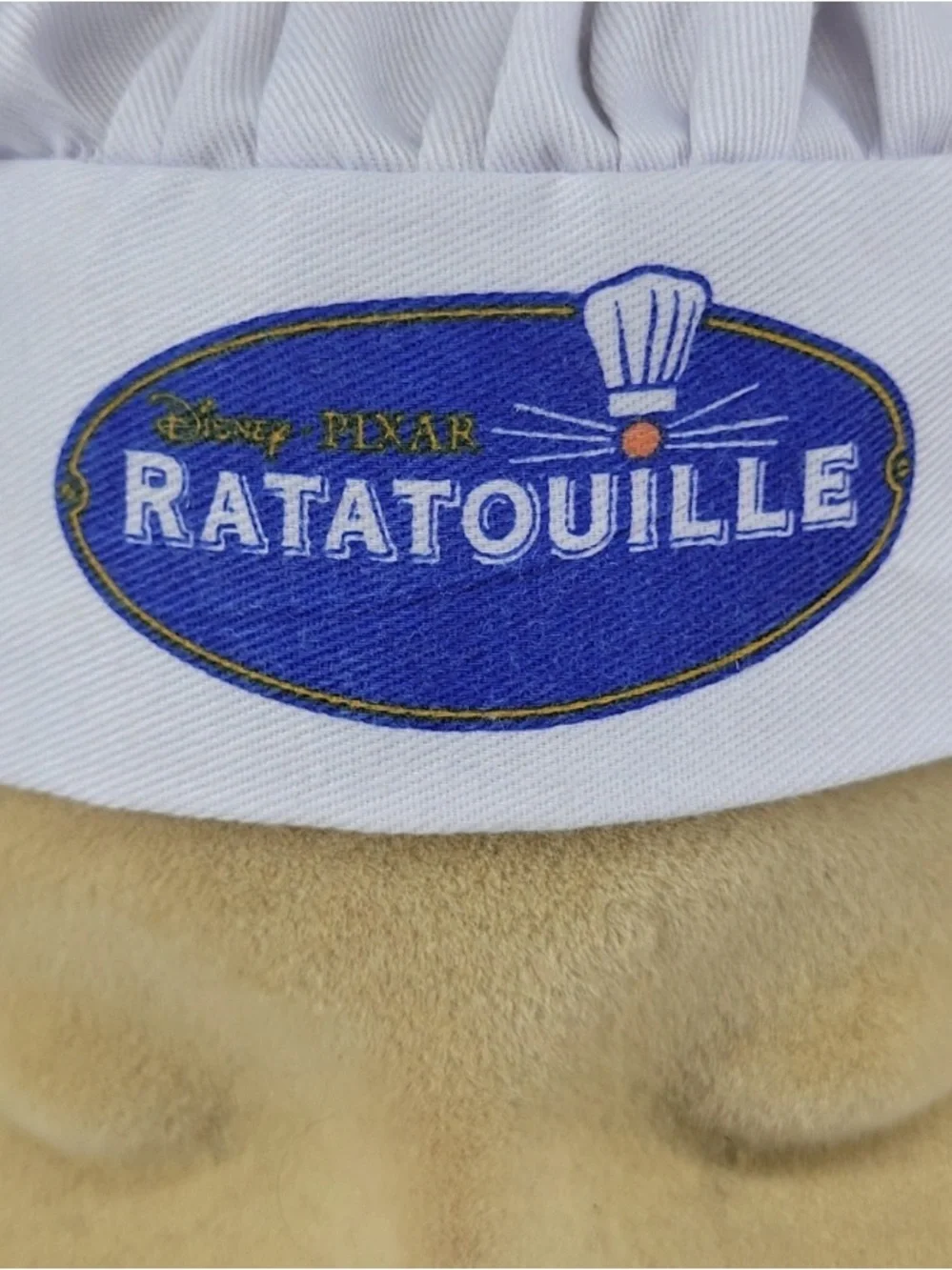 Disney Pixar Ratatouille White Chef Hat with Logo!